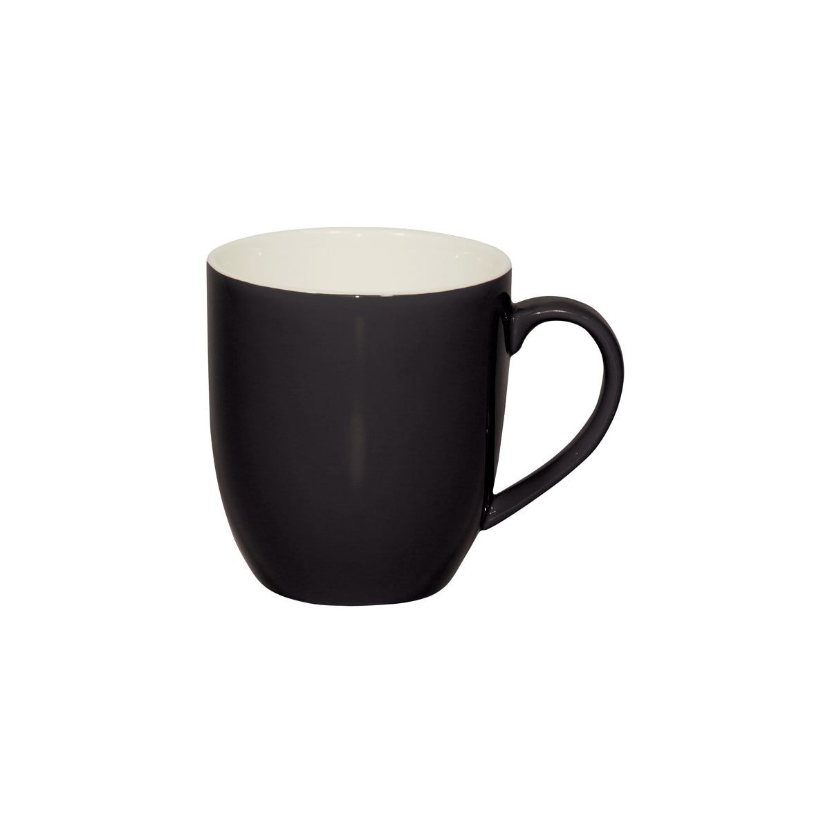 Brew-Onyx/White Mug 380Ml Pack of 6