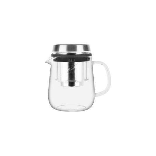 Brew Infusion Glass Teapot W/Filter & S/S Lid 600Ml Pack of 2