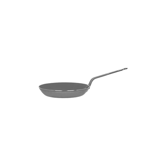 DEBUYER CARBONE PLUS ROUND FRYPAN STEEL 220x34mm