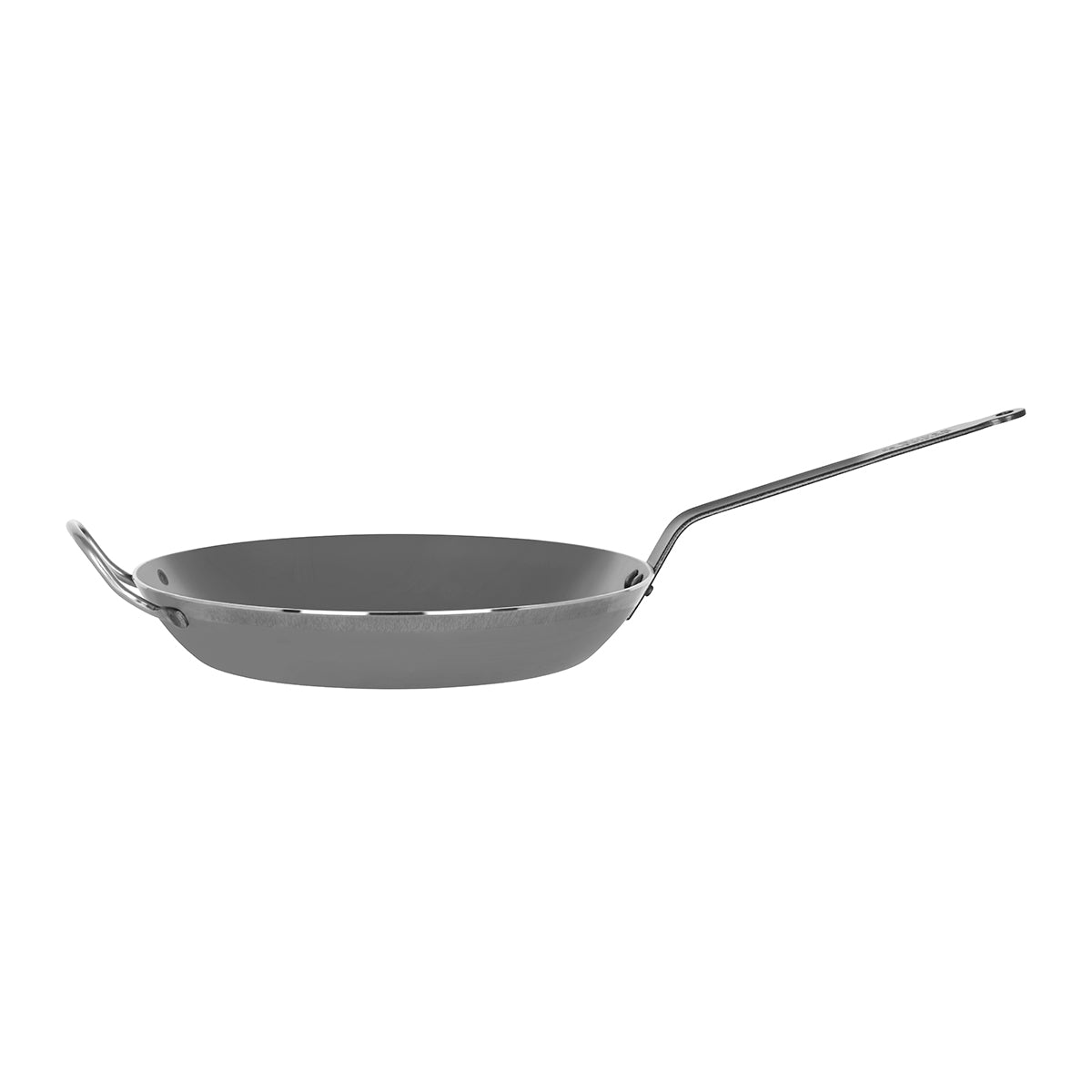 DEBUYER CARBONE PLUS ROUND FRYPAN STEEL 360x51mm