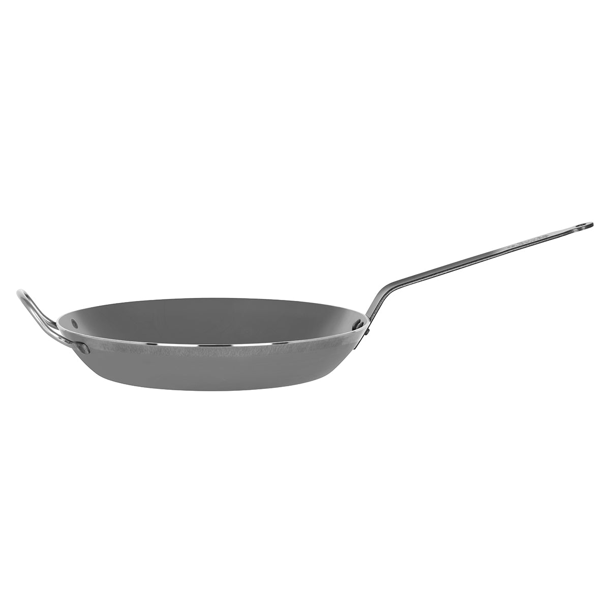 DEBUYER CARBONE PLUS ROUND FRYPAN STEEL 400x53mm