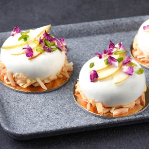 JAB CONCRETE MATT RECTANGULAR PLATTER COUPE 400x250mm Pack of 4