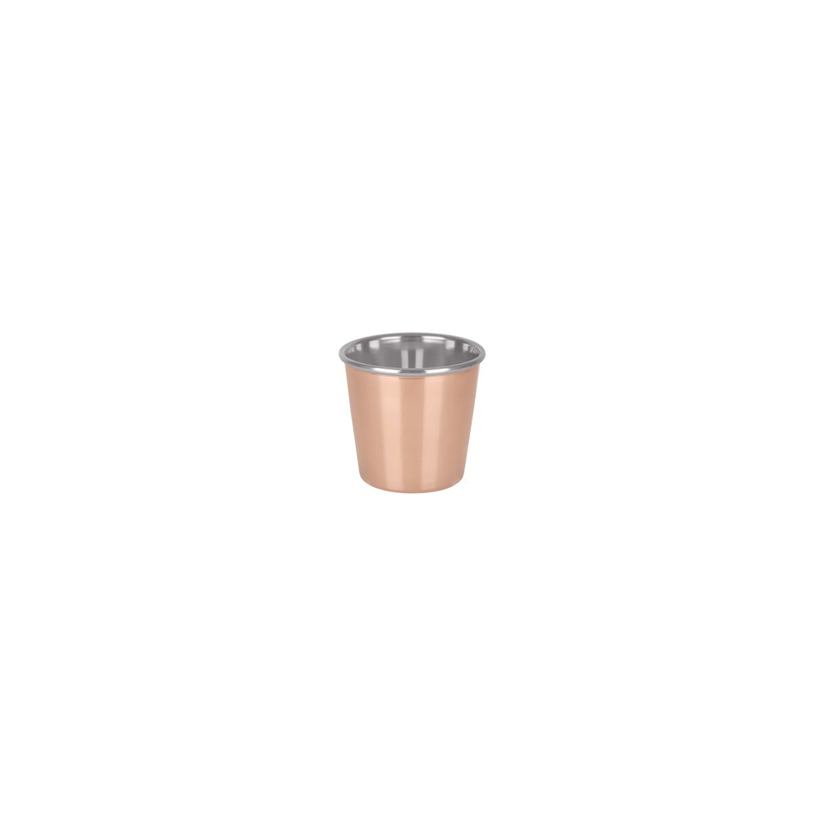 CHEF INOX MINIATURE COPPER POT S/S INTERIOR 65x65mm