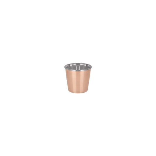 CHEF INOX MINIATURE COPPER POT S/S INTERIOR 65x65mm