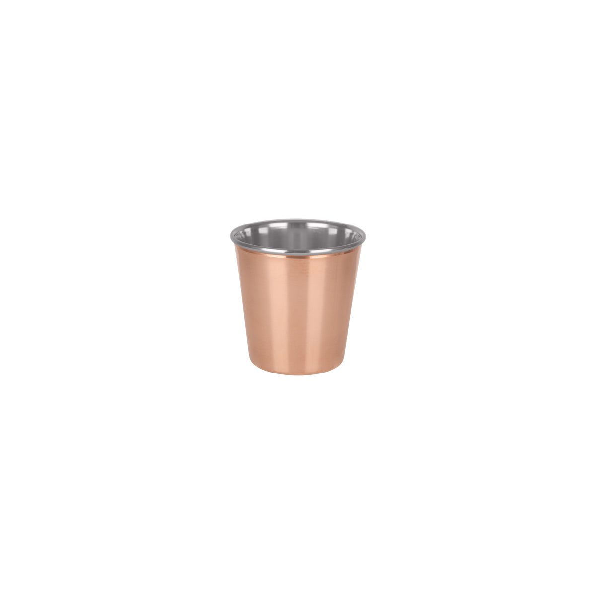CHEF INOX MINIATURE COPPER POT S/S INTERIOR 85x85mm
