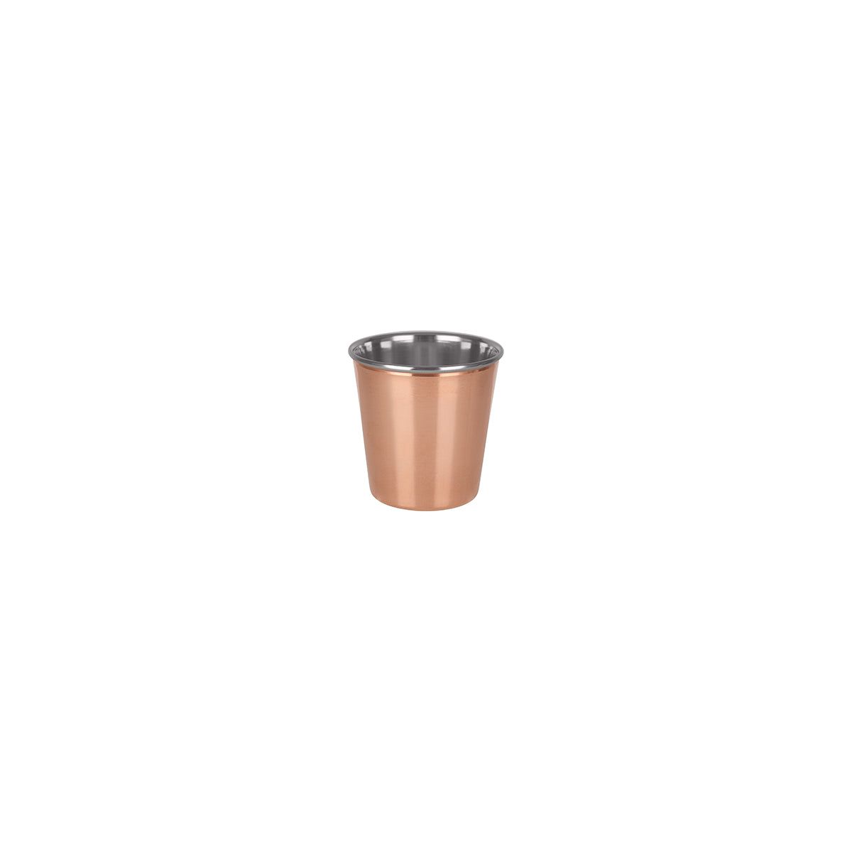 CHEF INOX MINIATURE COPPER POT S/S INTERIOR 100x100mm