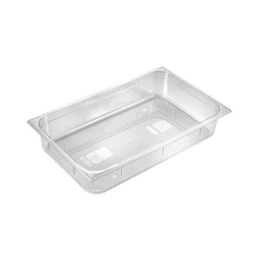 GASTRONORM PAN- POLYCARB 1/1 x 100mm12.6lt CLEAR