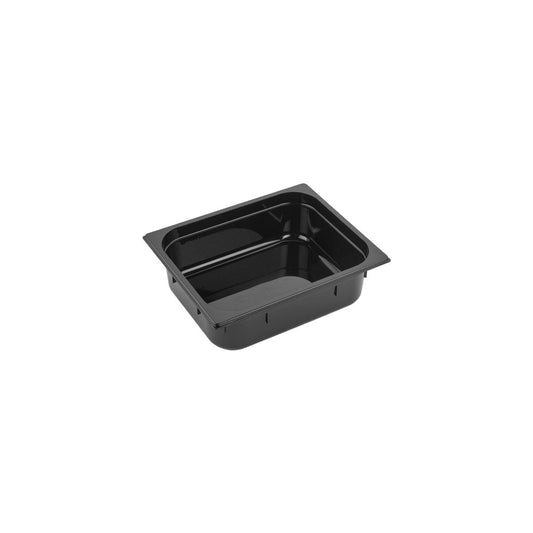 GASTRONORM PAN- POLYCARB 1/2 x 100mm5.5lt BLACK