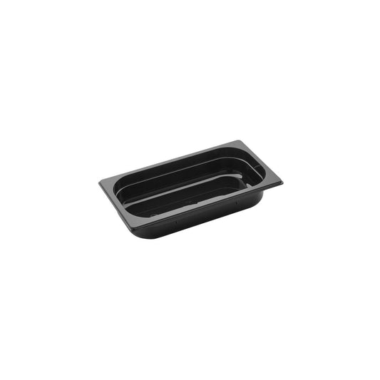 GASTRONORM PAN- POLYCARB 1/3 x 65mm2.25lt BLACK