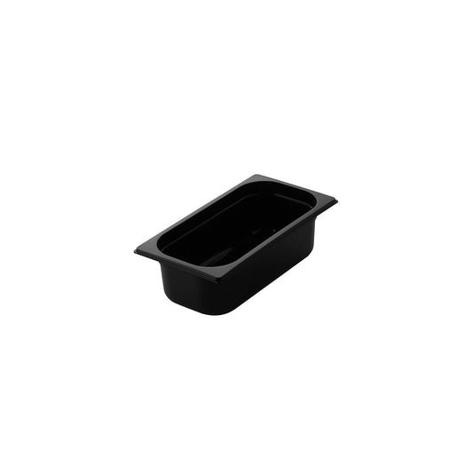 GASTRONORM PAN- POLYCARB 1/3 x 100mm3.5lt BLACK
