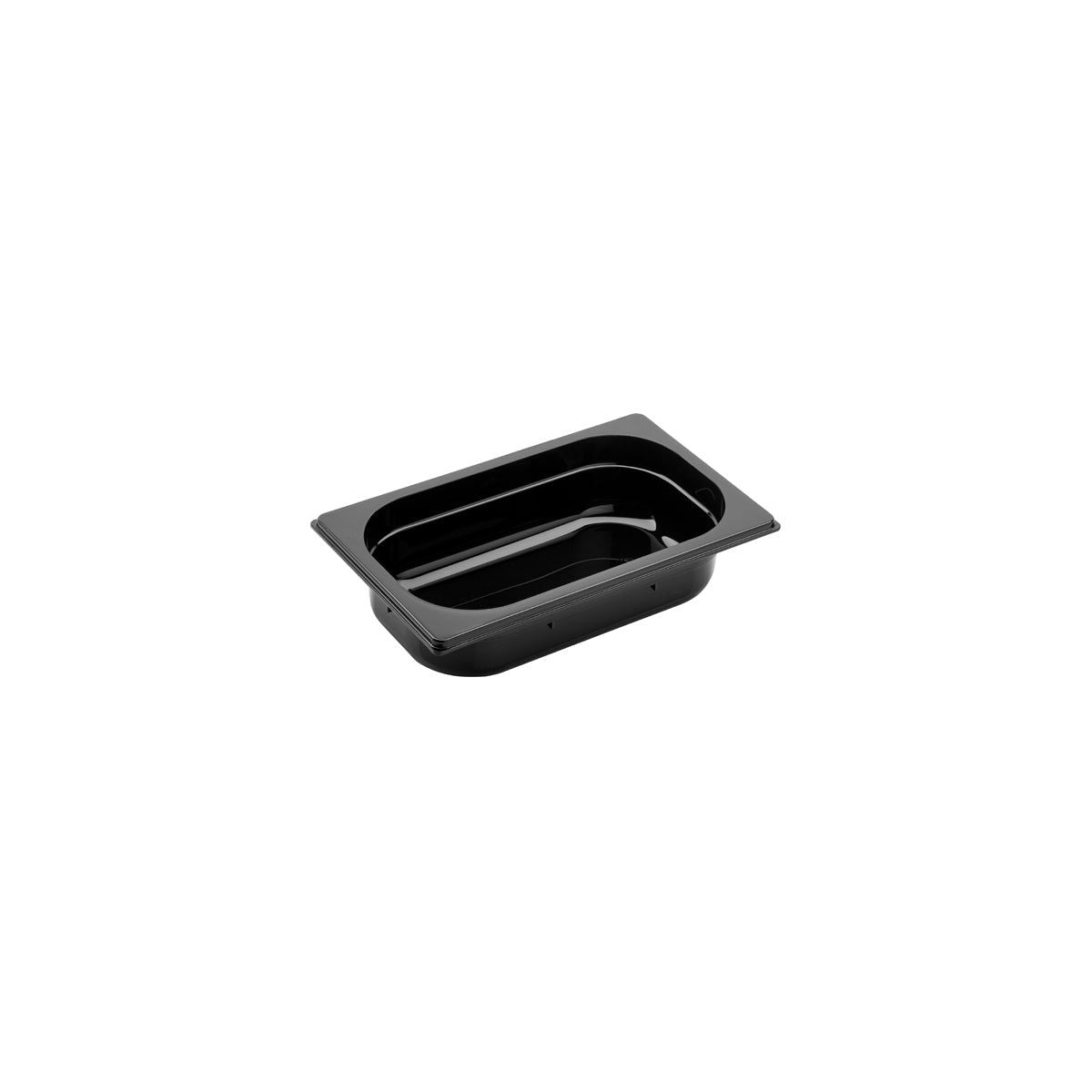 GASTRONORM PAN- POLYCARB 1/4 x 65mm1.5lt BLACK