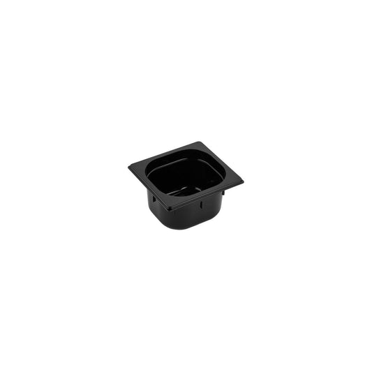 GASTRONORM PAN- POLYCARB 1/6 x 100mm1.5lt BLACK