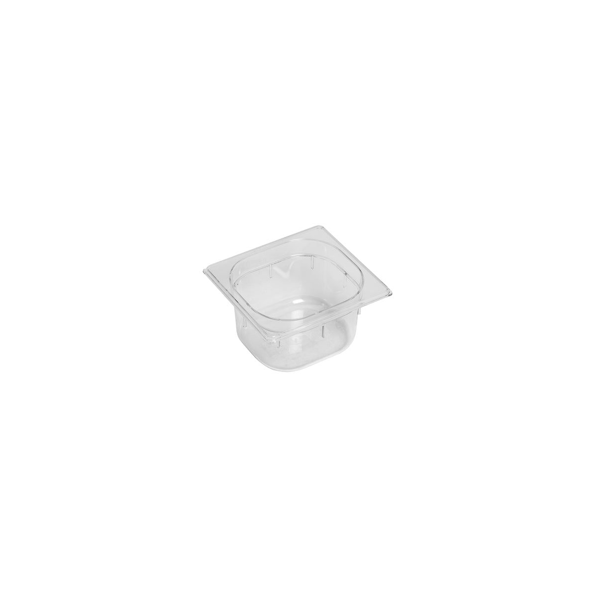GASTRONORM PAN- POLYCARB 1/6 x 100mm1.5lt CLEAR