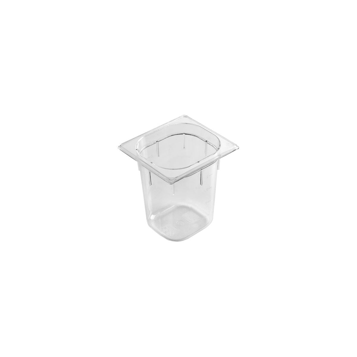 POLYCARBONATE CLEAR GASTRONORM PAN-1/6 SIZE 200mm3.0lt