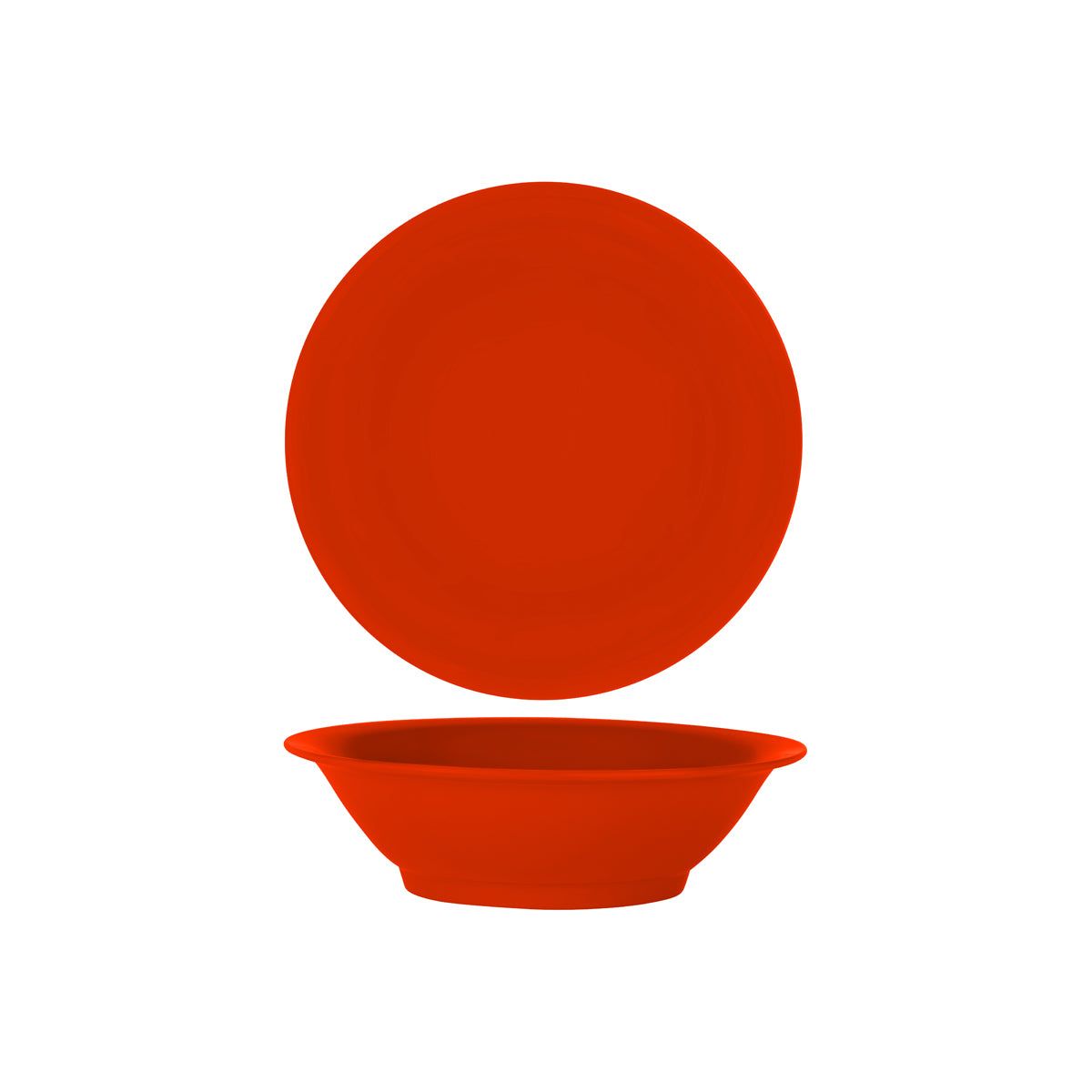 SUPERWARE RED ROUND SOUP/CEREAL BOWL 180mm