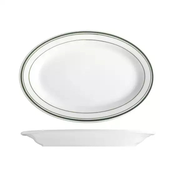 Green Bay Oval Plate - 264mm