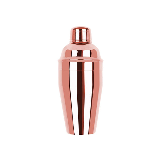 ZANZI CLASSIC CLUB COCKTAIL SHAKER 3pc ROSE GOLD 500ml
