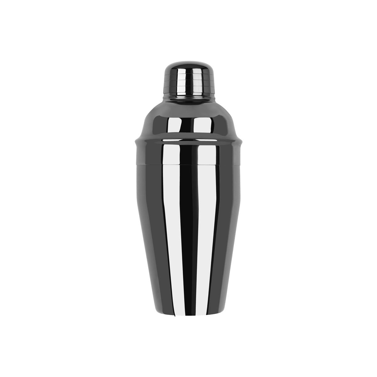 ZANZI CLASSIC CLUB COCKTAIL SHAKER 3pc GUN METAL 500ml