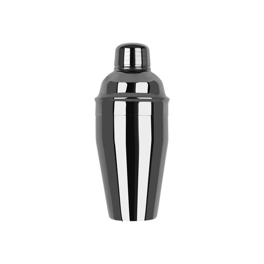 ZANZI CLASSIC CLUB COCKTAIL SHAKER 3pc GUN METAL 500ml