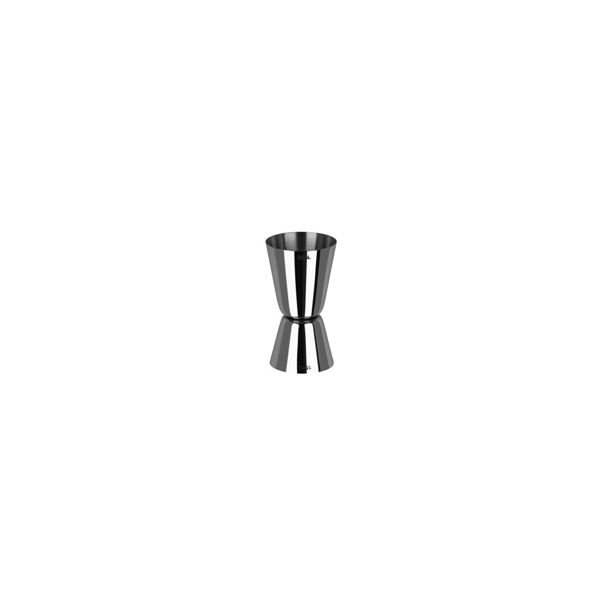 ZANZI CLASSIC STYLE JIGGER GUN METAL 40x75mm 15/30ml