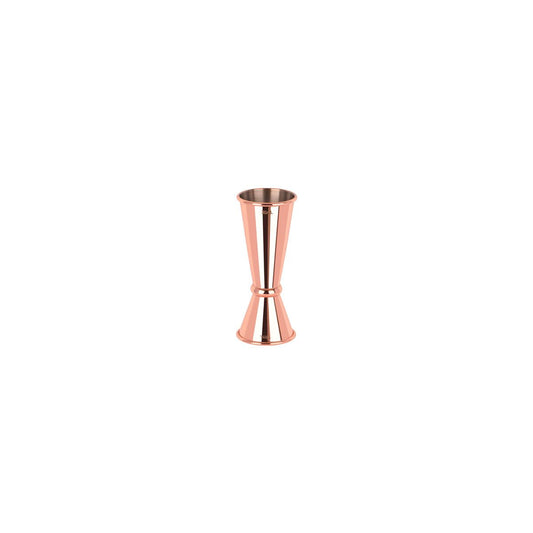 ZANZI TOKYO JIGGER w/CURLED EDGE ROSE GOLD 15/30ml