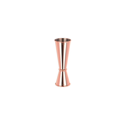 ZANZI TOKYO JIGGER w/CURLED EDGE ROSE GOLD 30/60ml