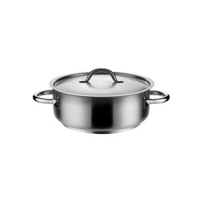 Pujadas Casserole-18/10, W/Cover, 350X140Mm/13.6Lt
