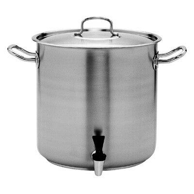 Pujadas Stockpot-18/10, W/Cover & Tap, 450X450Mm/72.0Lt