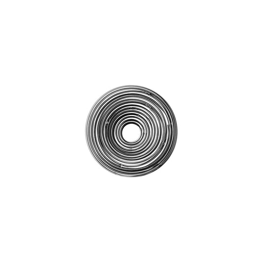 CHEF INOX CUTTER SET 14pc LARGE ROUND PLAIN 18/8 25-115mm