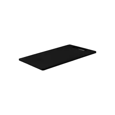 Cutting Board Polyethylene Black with Handle 450x300x12mm Pack of 6