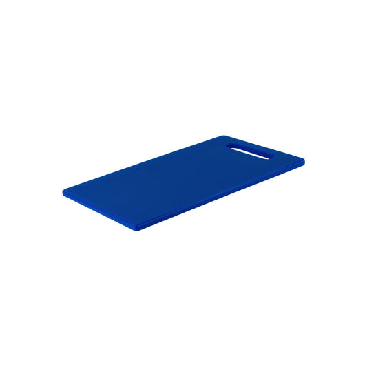 CHEF INOX CUTTING BOARD HACCP w/HDL PE 300x450x12mm BLUE