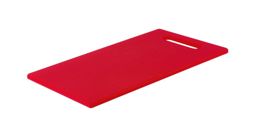 Cutting Board 450*300*12mm Red with Handle