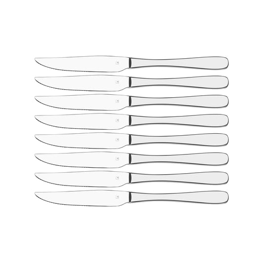 TABLEKRAFT LUXOR STEAK KNIVE SET 8pc S/S 238mm