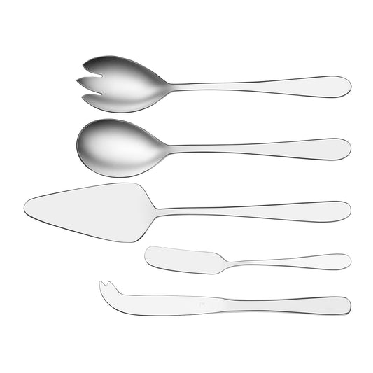 TABLEKRAFT LUXOR HOSTESS SET 5pc 18/0