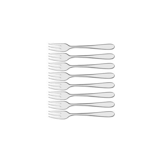 TABLEKRAFT GABLE OYSTER FORK SET 8pc 18/10 130mm
