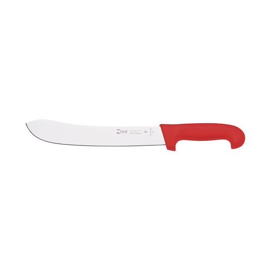 IVO PROFESSIONAL "55000" BUTCHERS KNIFE 250mm RED