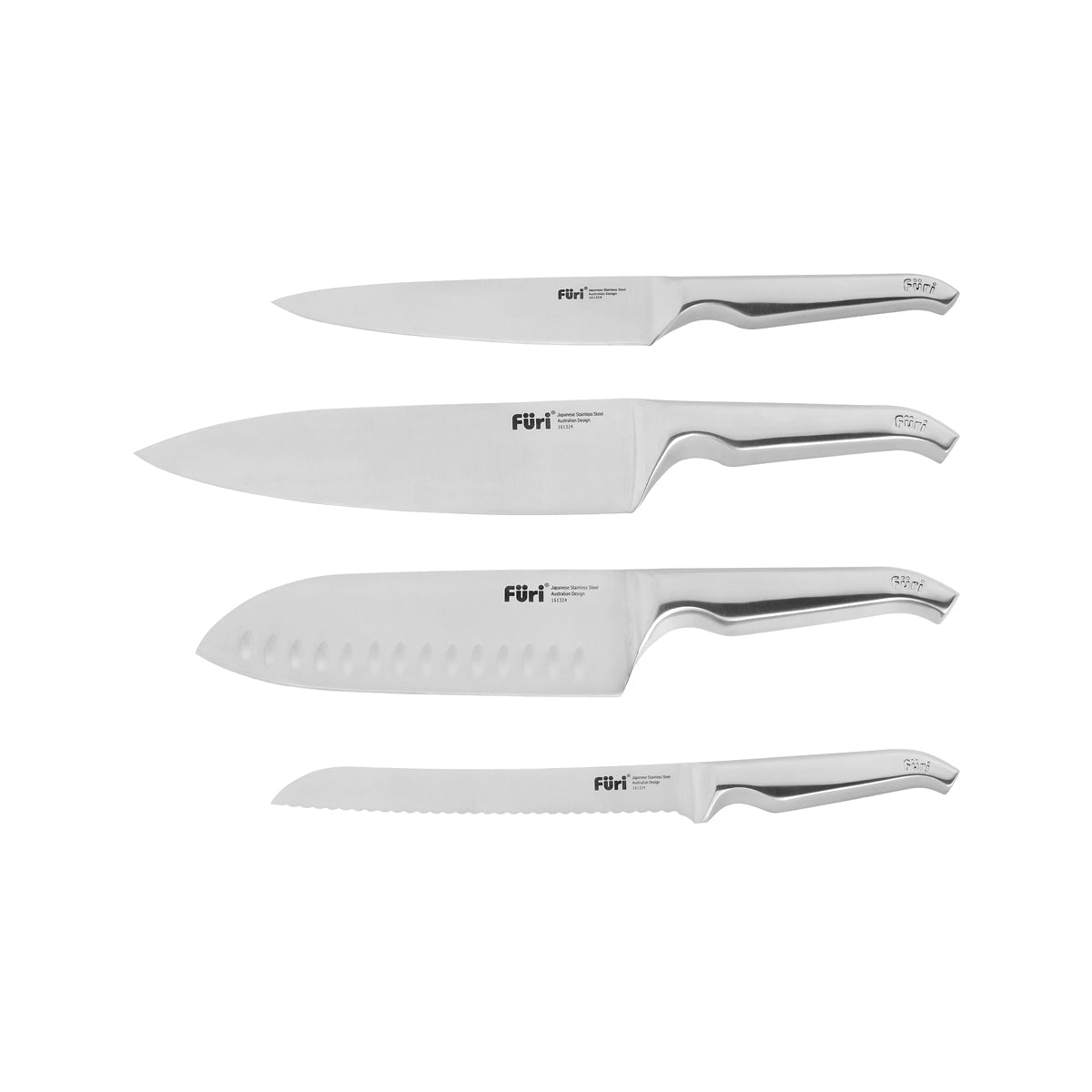 Furi Pro Capsule Knife Block Set 5pc — official