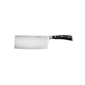 Wusthof Classic Ikon Black Chinese Chefs Knife 180mm