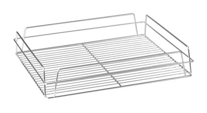 Glass Basket 435x355mm Zinc Plated