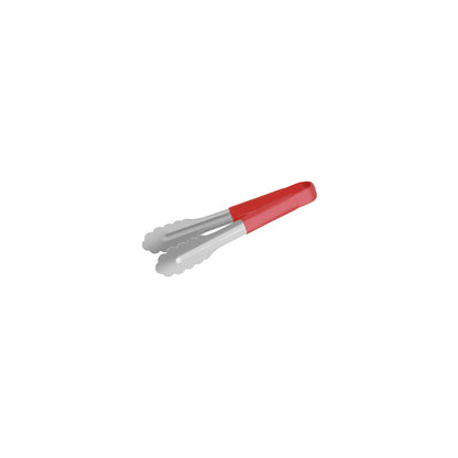 Chef Inox Utility Tong With Red Pvc Handle 230mm — official