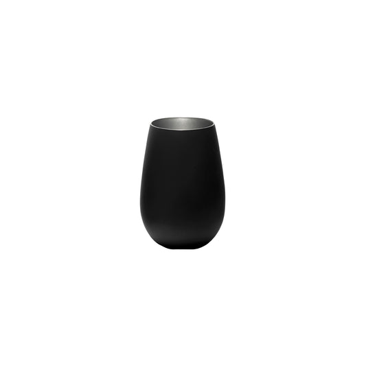 STOLZLE OLYMPIC TUMBLER 465ml MATT BLACK/SILVER