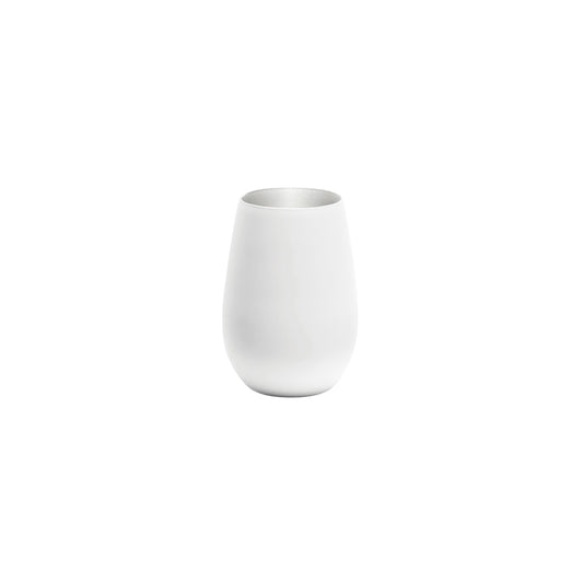STOLZLE OLYMPIC TUMBLER 465ml MATT WHITE/SILVER