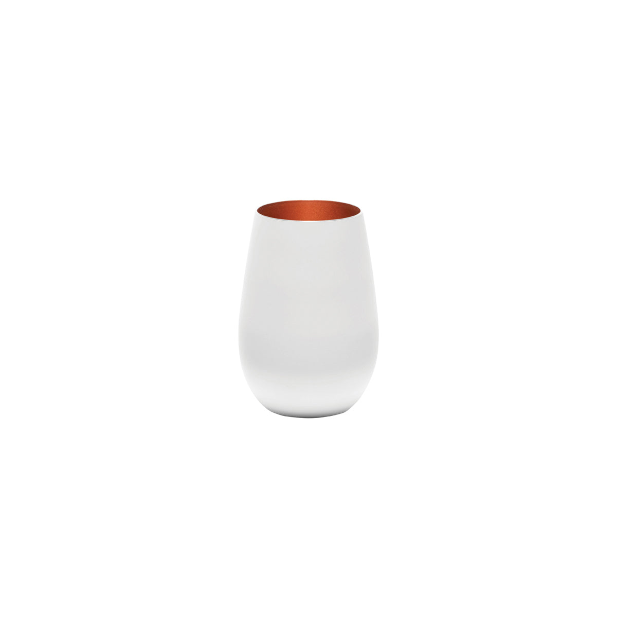 STOLZLE OLYMPIC TUMBLER 465ml MATT WHITE/BRONZE