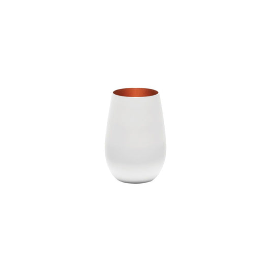 STOLZLE OLYMPIC TUMBLER 465ml MATT WHITE/BRONZE