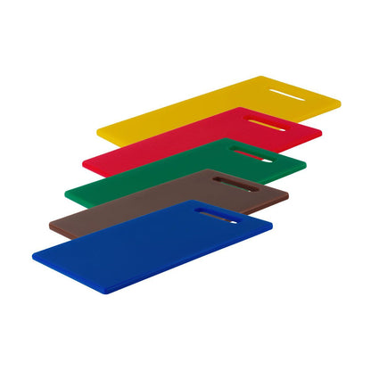 CHEF INOX CUTTING BOARD w/HDL PE COL SET 5pc 300x450x12mm