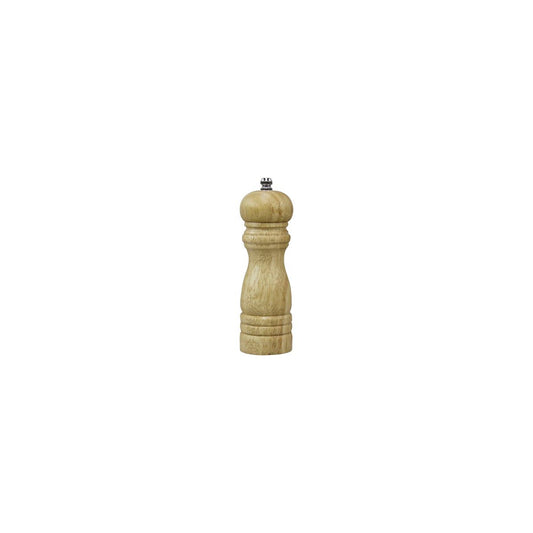 CHEF INOX TEMPO MILL SALT/PEPPER WD CERAMIC GEAR 165mm BIRCH