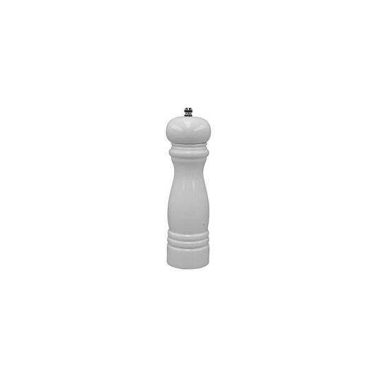 CHEF INOX TEMPO MILL SALT/PEPPER WD CERAMIC GEAR 215mm WHITE