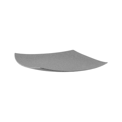 JAB Concrete Matt Square Coupe Platter 405x405x38mm Melamine — Pack of 4 (49016-CON)