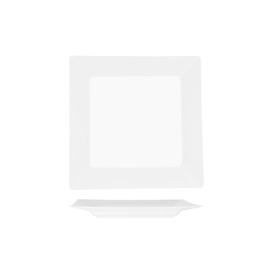 SUPERWARE SQUARE PLATE W/RIM 250mm (20183)