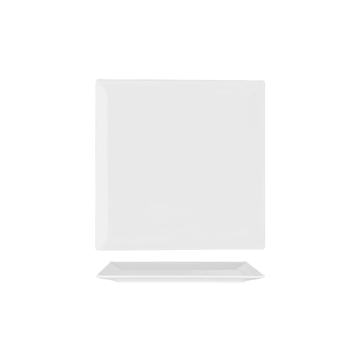 SUPERWARE SQUARE PLATE FLAT 250mm